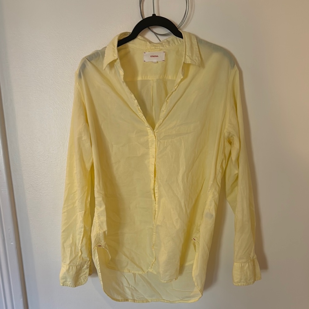 Xirena Light Yellow Blouse